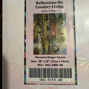 Reflections On Country Living Diamond Art Club by Chuck Pinson